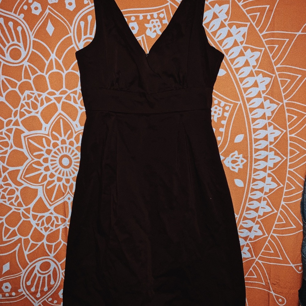 brown dress